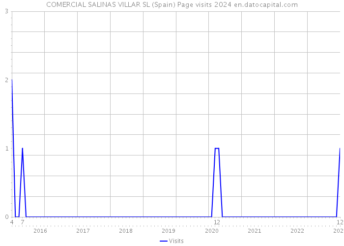COMERCIAL SALINAS VILLAR SL (Spain) Page visits 2024 
