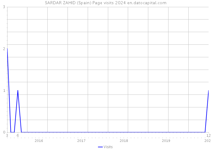 SARDAR ZAHID (Spain) Page visits 2024 