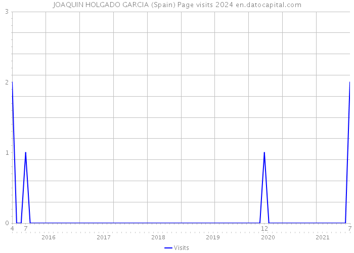 JOAQUIN HOLGADO GARCIA (Spain) Page visits 2024 