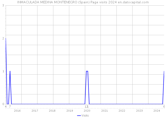 INMACULADA MEDINA MONTENEGRO (Spain) Page visits 2024 
