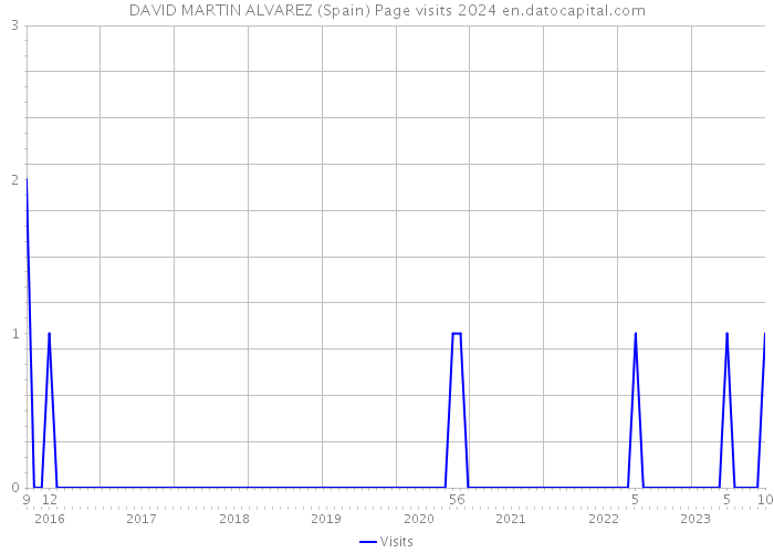 DAVID MARTIN ALVAREZ (Spain) Page visits 2024 