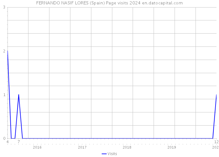 FERNANDO NASIF LORES (Spain) Page visits 2024 