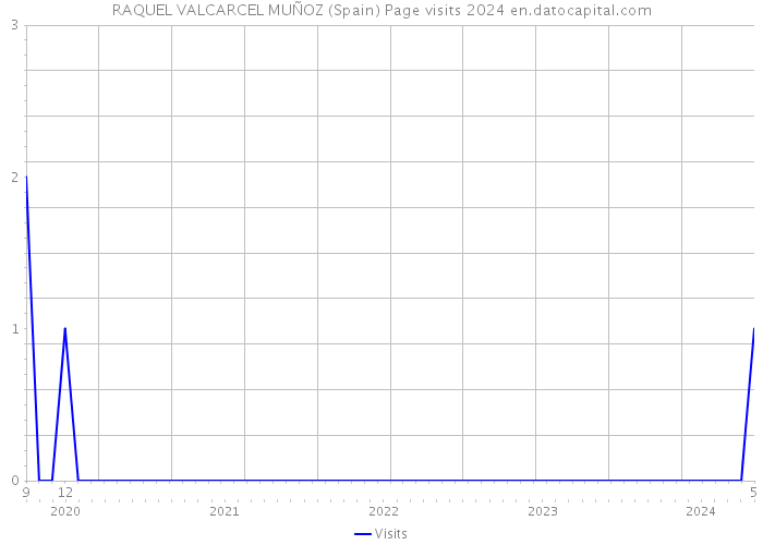 RAQUEL VALCARCEL MUÑOZ (Spain) Page visits 2024 