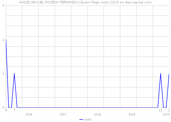 ANGEL MIGUEL POVEDA FERRANDO (Spain) Page visits 2024 