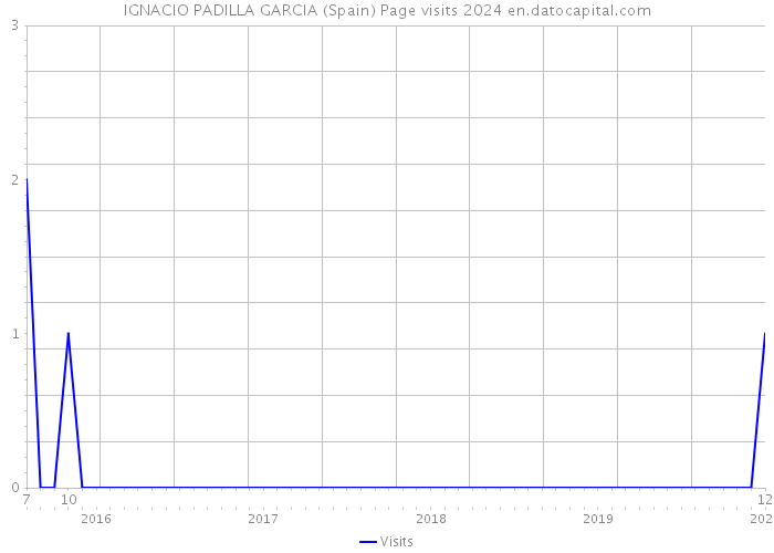 IGNACIO PADILLA GARCIA (Spain) Page visits 2024 