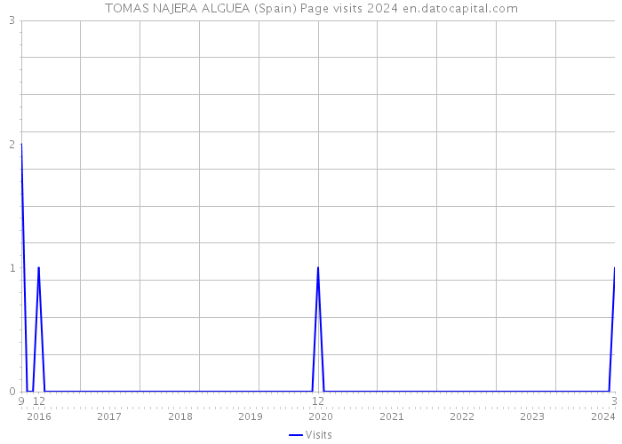 TOMAS NAJERA ALGUEA (Spain) Page visits 2024 