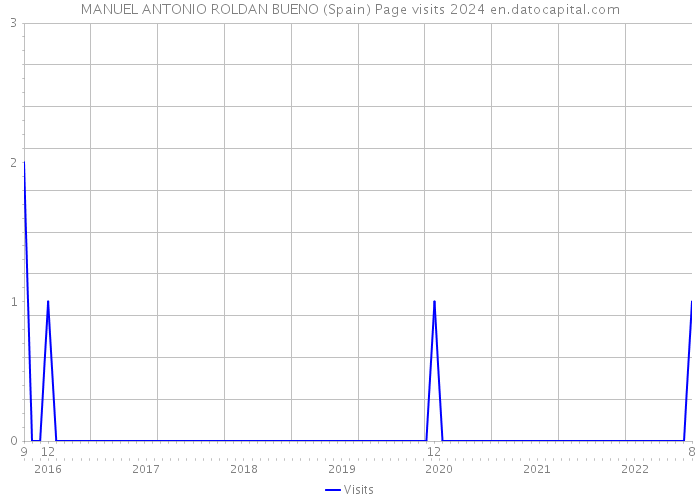 MANUEL ANTONIO ROLDAN BUENO (Spain) Page visits 2024 