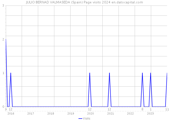JULIO BERNAD VALMASEDA (Spain) Page visits 2024 