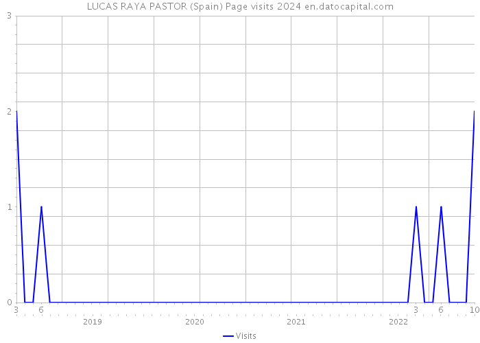 LUCAS RAYA PASTOR (Spain) Page visits 2024 