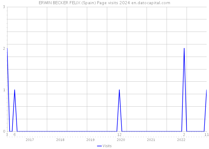ERWIN BECKER FELIX (Spain) Page visits 2024 