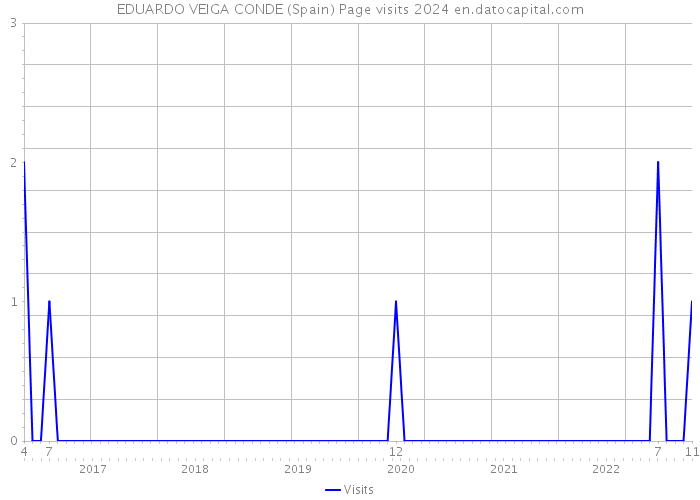 EDUARDO VEIGA CONDE (Spain) Page visits 2024 