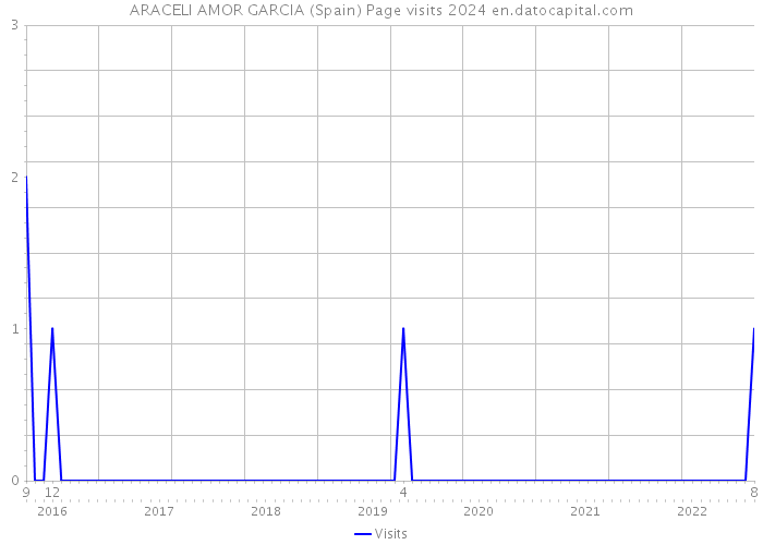 ARACELI AMOR GARCIA (Spain) Page visits 2024 