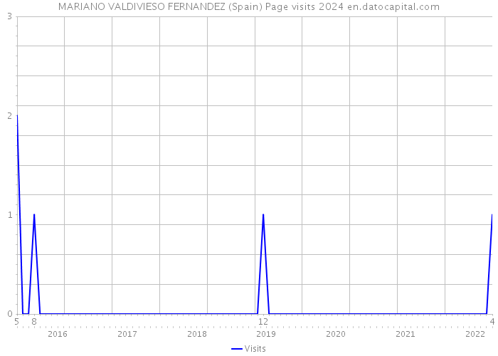 MARIANO VALDIVIESO FERNANDEZ (Spain) Page visits 2024 