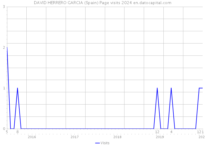 DAVID HERRERO GARCIA (Spain) Page visits 2024 