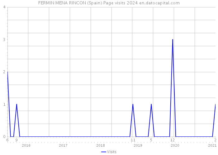FERMIN MENA RINCON (Spain) Page visits 2024 