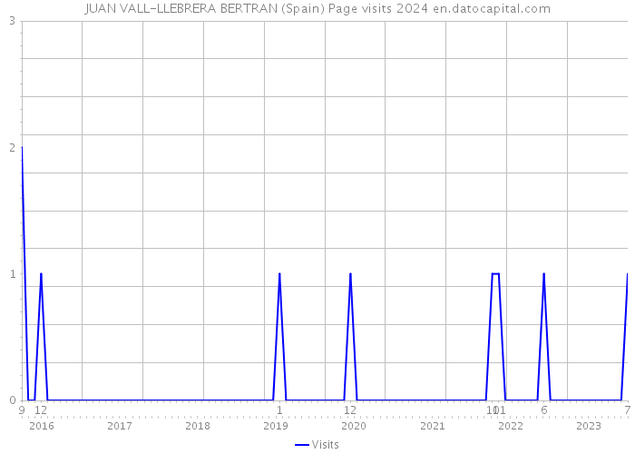JUAN VALL-LLEBRERA BERTRAN (Spain) Page visits 2024 