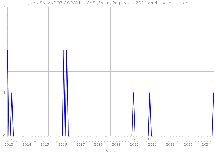JUAN SALVADOR COPOVI LUCAS (Spain) Page visits 2024 