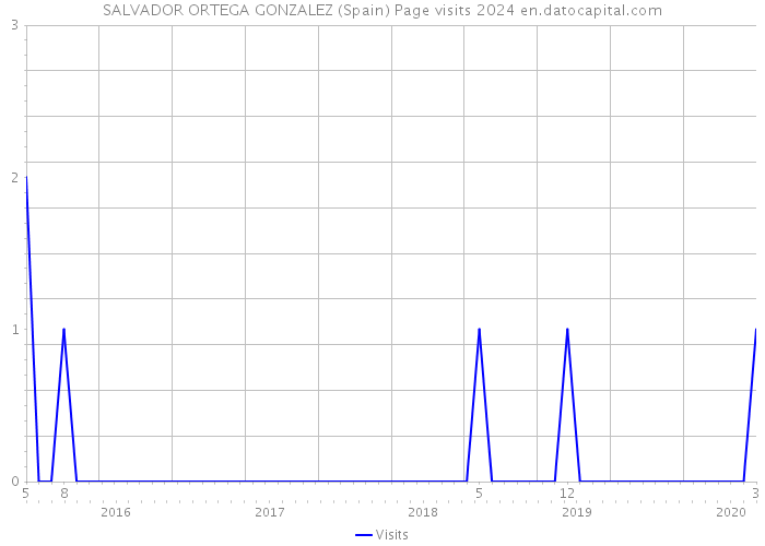 SALVADOR ORTEGA GONZALEZ (Spain) Page visits 2024 
