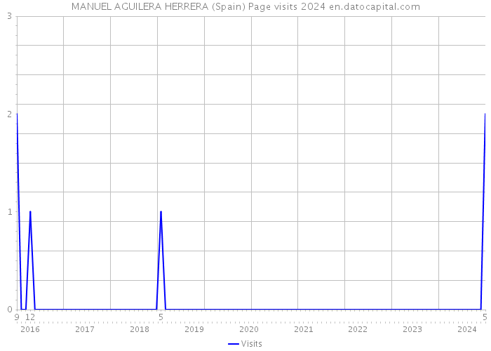 MANUEL AGUILERA HERRERA (Spain) Page visits 2024 