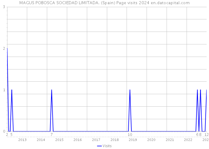 MAGUS POBOSCA SOCIEDAD LIMITADA. (Spain) Page visits 2024 