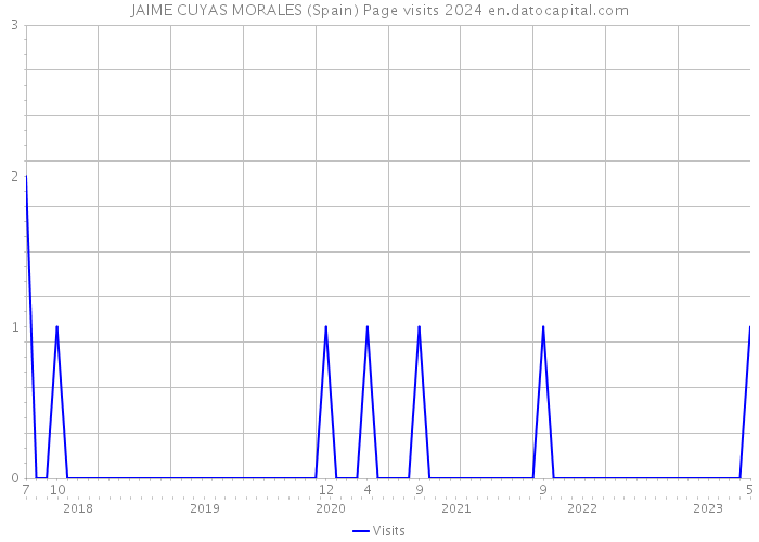 JAIME CUYAS MORALES (Spain) Page visits 2024 