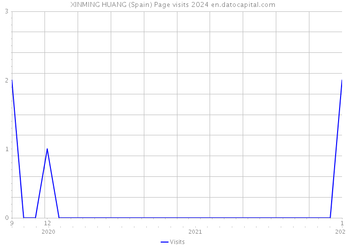 XINMING HUANG (Spain) Page visits 2024 