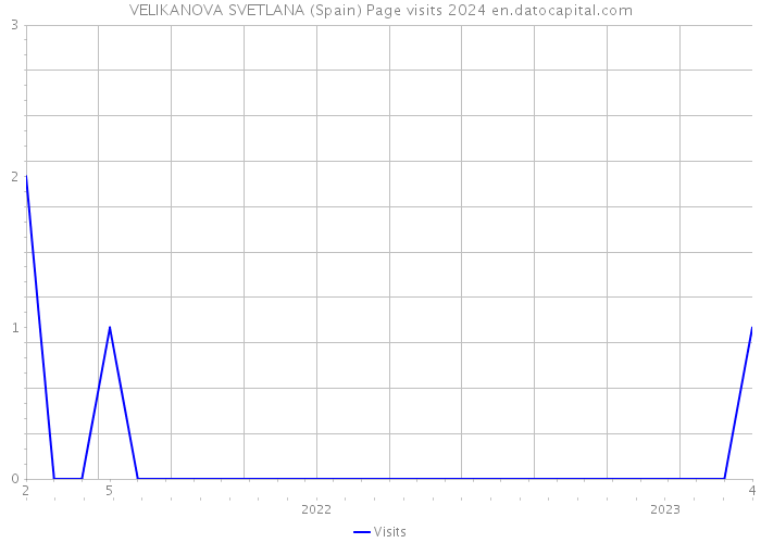 VELIKANOVA SVETLANA (Spain) Page visits 2024 