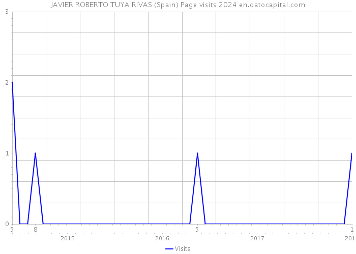 JAVIER ROBERTO TUYA RIVAS (Spain) Page visits 2024 