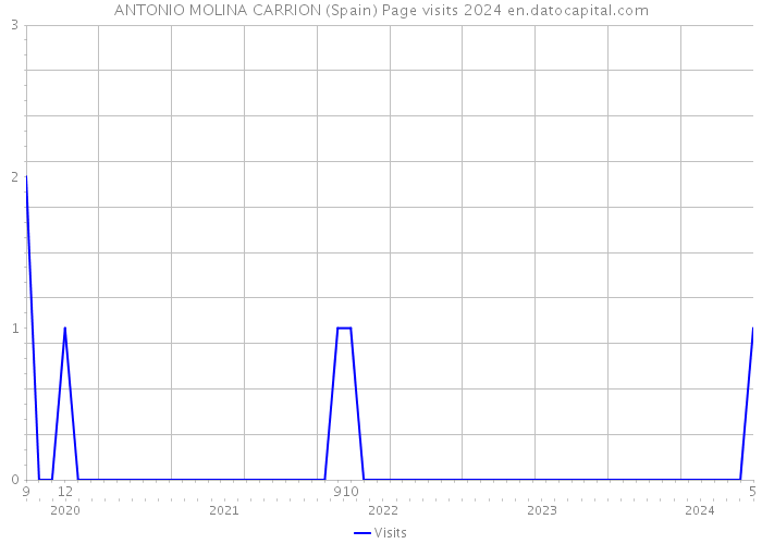 ANTONIO MOLINA CARRION (Spain) Page visits 2024 
