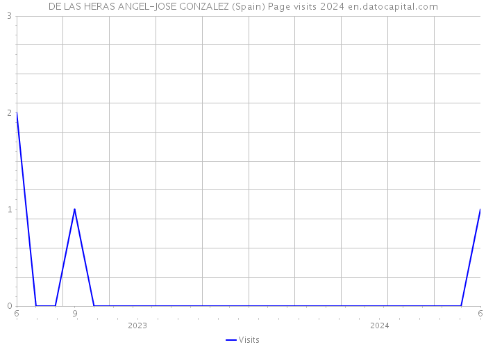 DE LAS HERAS ANGEL-JOSE GONZALEZ (Spain) Page visits 2024 