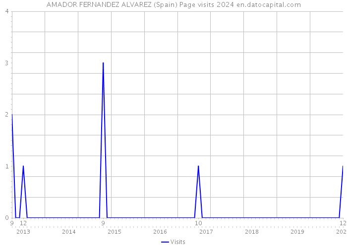 AMADOR FERNANDEZ ALVAREZ (Spain) Page visits 2024 