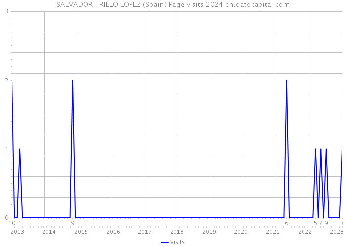 SALVADOR TRILLO LOPEZ (Spain) Page visits 2024 