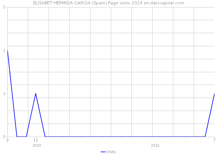 ELISABET HERMIDA GARCIA (Spain) Page visits 2024 