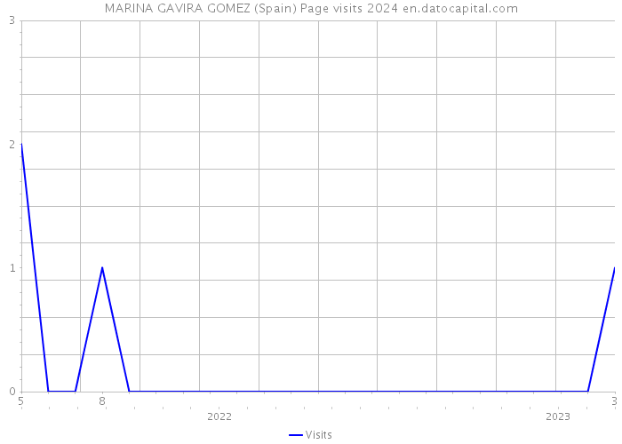 MARINA GAVIRA GOMEZ (Spain) Page visits 2024 