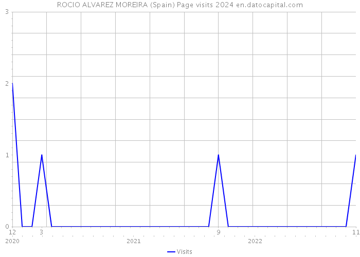 ROCIO ALVAREZ MOREIRA (Spain) Page visits 2024 