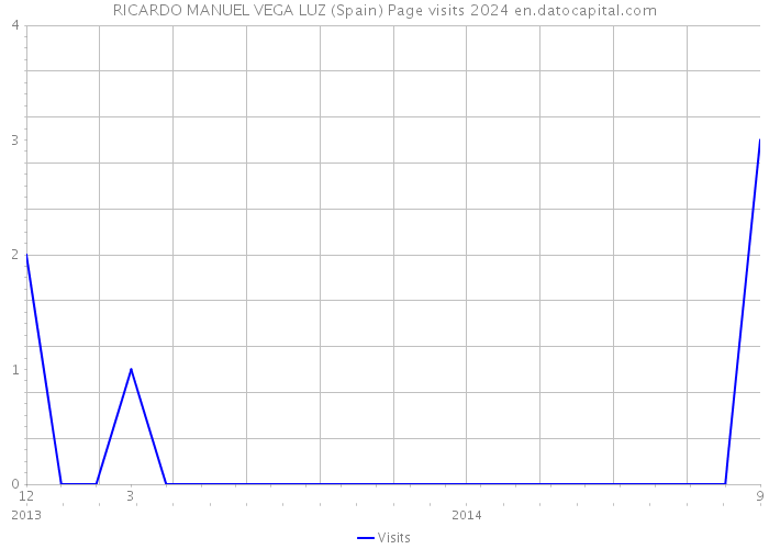 RICARDO MANUEL VEGA LUZ (Spain) Page visits 2024 