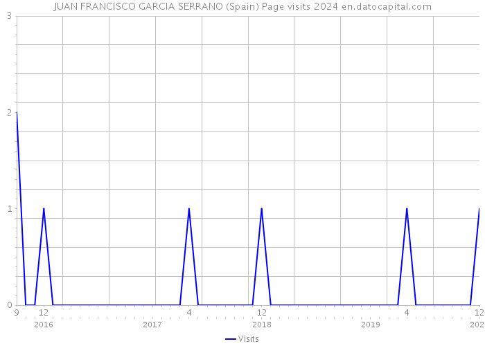 JUAN FRANCISCO GARCIA SERRANO (Spain) Page visits 2024 