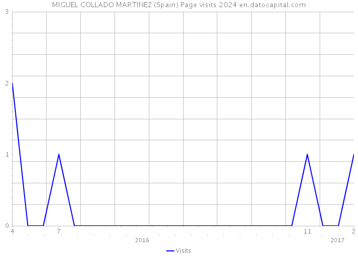 MIGUEL COLLADO MARTINEZ (Spain) Page visits 2024 