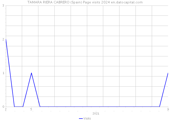 TAMARA RIERA CABRERO (Spain) Page visits 2024 