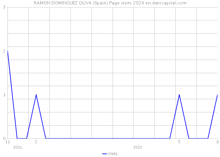 RAMON DOMINGUEZ OLIVA (Spain) Page visits 2024 