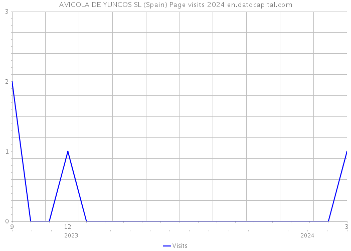 AVICOLA DE YUNCOS SL (Spain) Page visits 2024 
