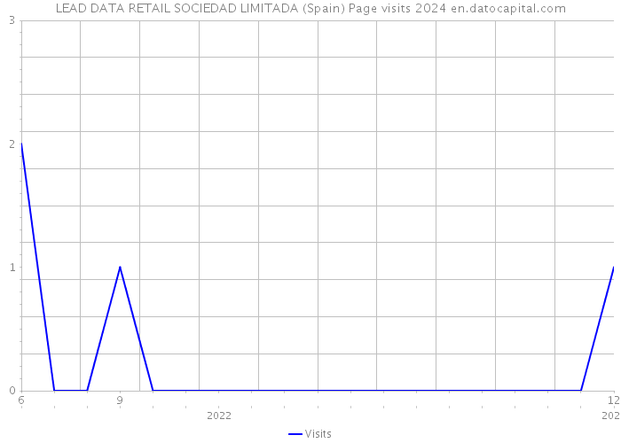 LEAD DATA RETAIL SOCIEDAD LIMITADA (Spain) Page visits 2024 