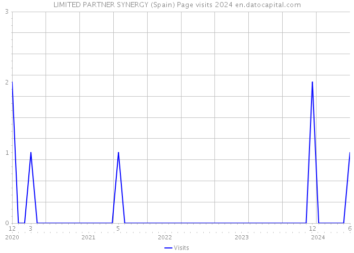 LIMITED PARTNER SYNERGY (Spain) Page visits 2024 