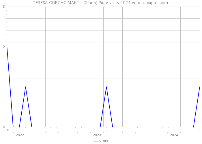 TERESA CORCHO MARTIL (Spain) Page visits 2024 