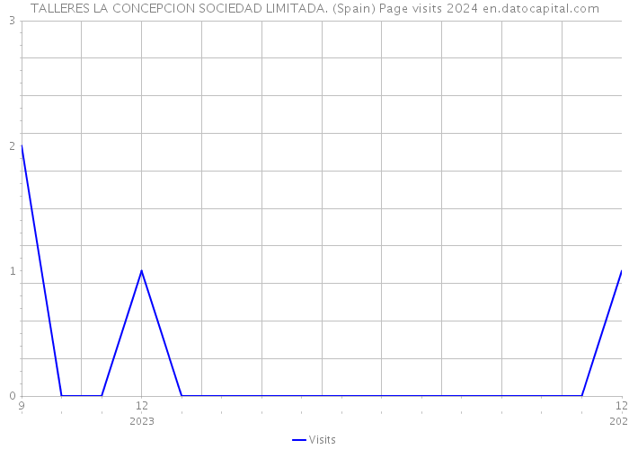 TALLERES LA CONCEPCION SOCIEDAD LIMITADA. (Spain) Page visits 2024 