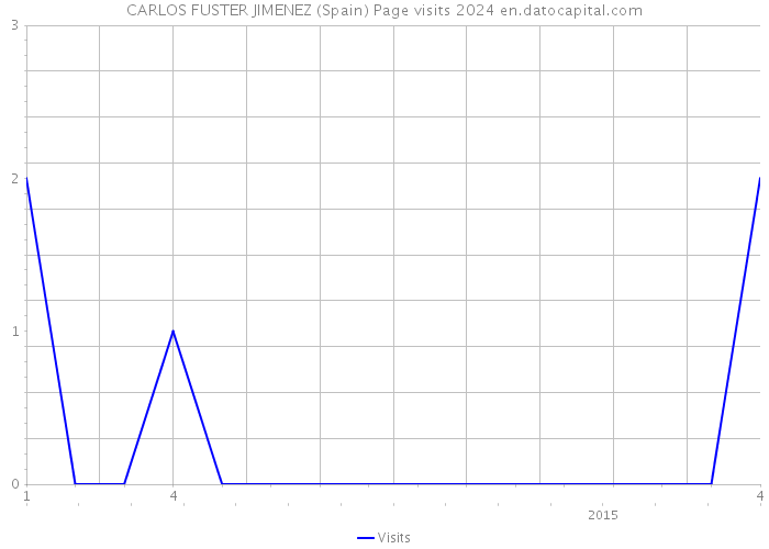 CARLOS FUSTER JIMENEZ (Spain) Page visits 2024 