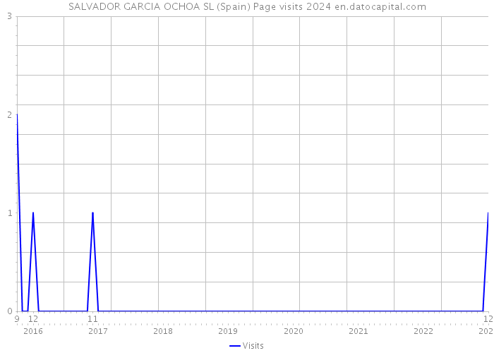 SALVADOR GARCIA OCHOA SL (Spain) Page visits 2024 