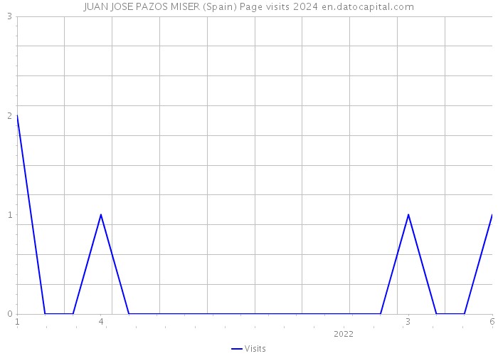 JUAN JOSE PAZOS MISER (Spain) Page visits 2024 