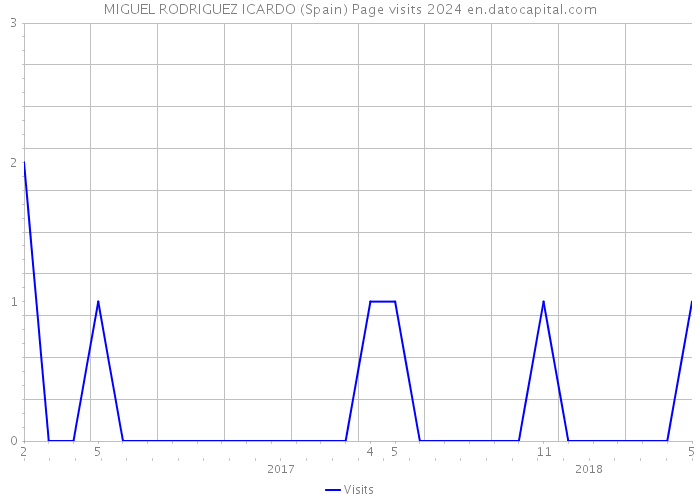 MIGUEL RODRIGUEZ ICARDO (Spain) Page visits 2024 