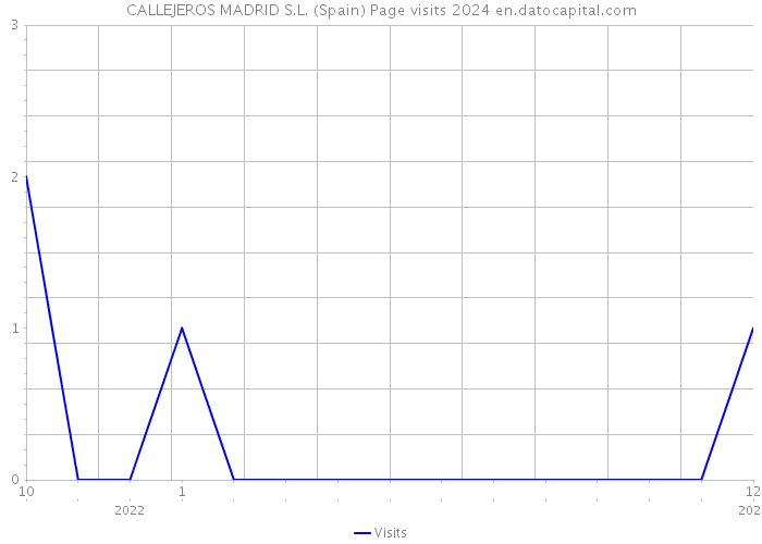 CALLEJEROS MADRID S.L. (Spain) Page visits 2024 